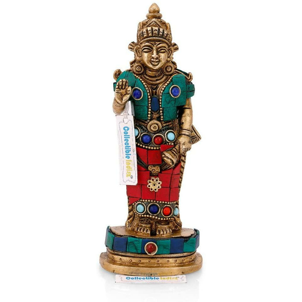Maa Lakshmi Idol In Standing Position Worship Statue Lts115